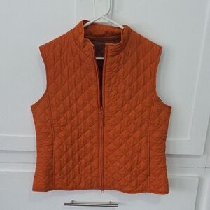 Relativity Quilted Orange Vest